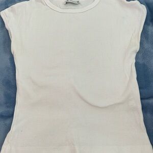 Zara flattering white shirt